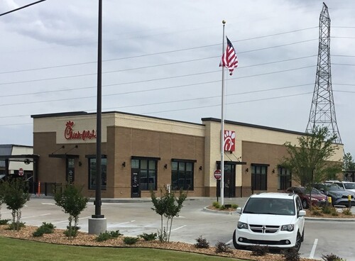 The Chick-fil-A LaPlace restaurant on West Airline Highway.